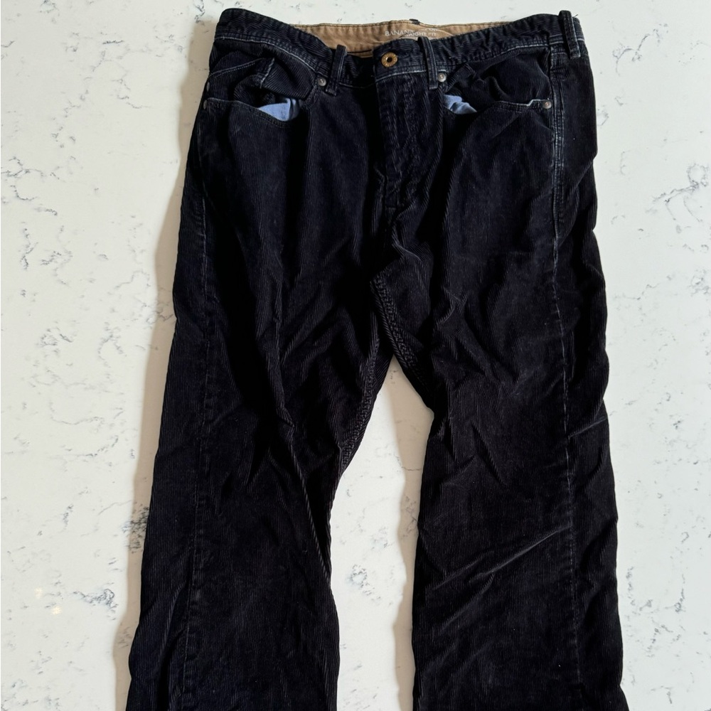 Navy Banana Republic Corduroy Pants